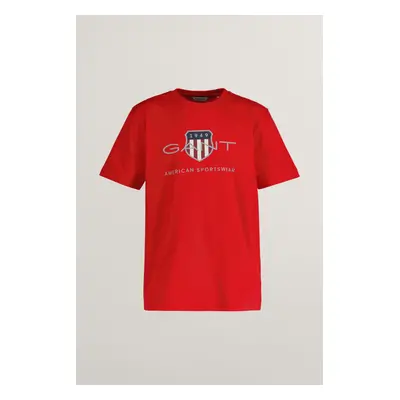 TRIČKO GANT ARCHIVE SHIELD SS T-SHIRT BRIGHT RED