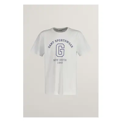 TRIČKO GANT SPORTSWEAR ARCH T-SHIRT WHITE