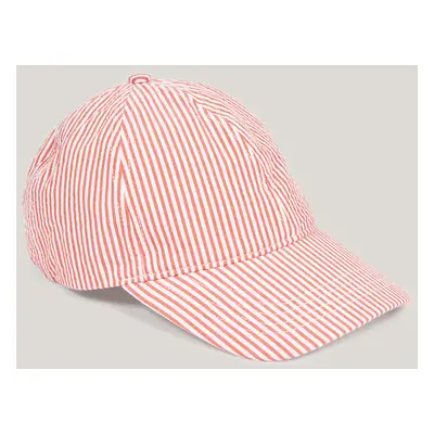 KŠILTOVKA GANT STRIPED SEERSUCKER CAP ORANGE RED