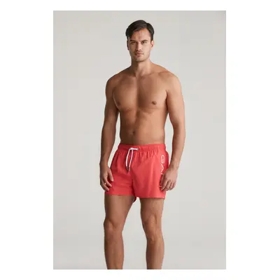 PLAVKY GANT LIGHTWEIGHT SWIM SHORTS WATERMELON RED