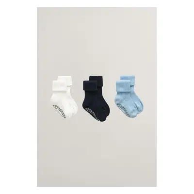 PONOŽKY GANT SOCKS 3-PACK CALMING BLUE