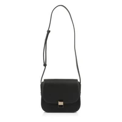 CROSSBODY GANT LEATHER SHOULDER BAG BLACK