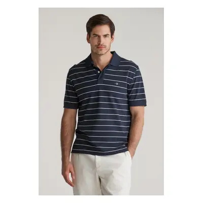 POLOKOŠILE GANT STRIPED SS POLO EVENING BLUE