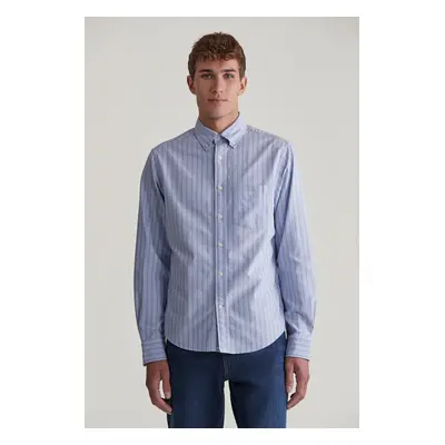 KOŠILE GANT REG OXFORD SHIRT MYOSOTIS BLUE