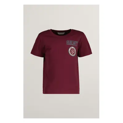 TRIČKO GANT T-SHIRT WINE RED