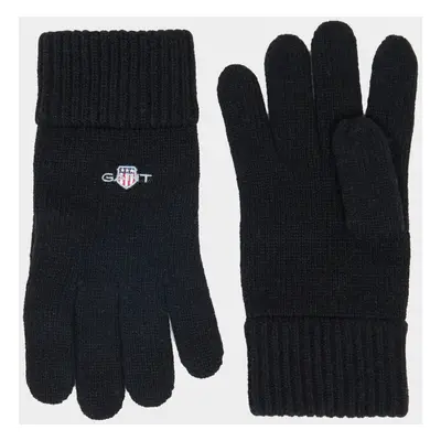 RUKAVICE GANT SHIELD WOOL GLOVES BLACK