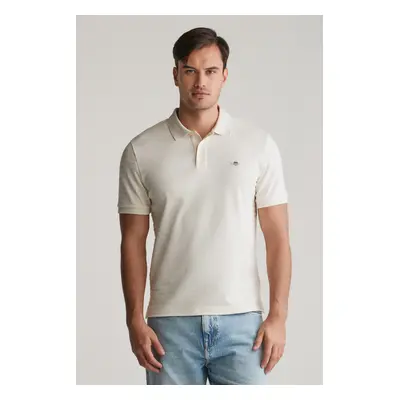 POLOKOŠILE GANT TEXTURE STRIPE POLO CREAM