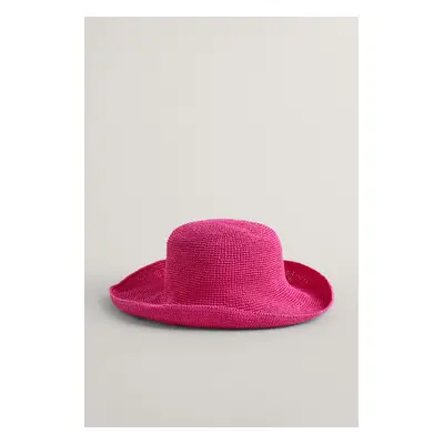 KLOBOUK GANT STRAW HAT RICH PINK