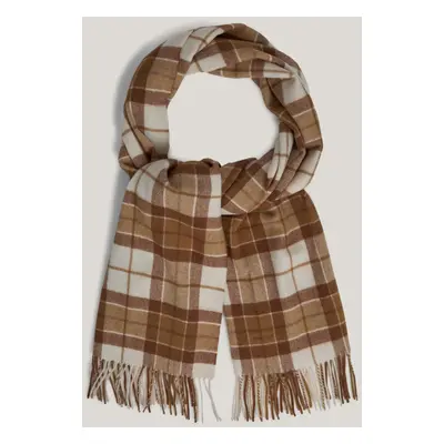 ŠÁLA GANT CHECK SCARF CUMIN BEIGE