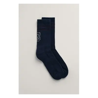 PONOŽKY GANT G GRAPHIC SPORT SOCKS EVENING BLUE