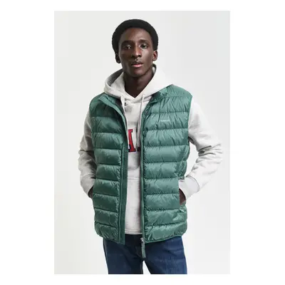 VESTA GANT LIGHT DOWN VEST WOODY GREEN