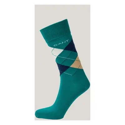 PONOŽKY GANT ARGYLE SOCKS DEEP GREEN