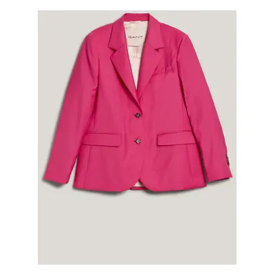 SAKO GANT REG HOPSACK BLAZER PERKY PINK