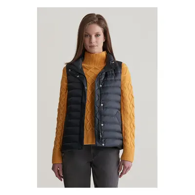 VESTA GANT LIGHT DOWN VEST BLACK