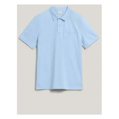 POLOKOŠILE GANT REG TONAL SHIELD SS POLO FRESH BLUE