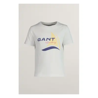 TRIČKO GANT SAILING GRAPHIC T-SHIRT WHITE