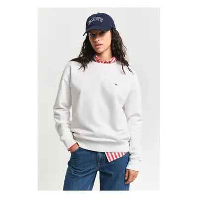 MIKINA GANT SHIELD C-NECK SWEAT EGGSHELL