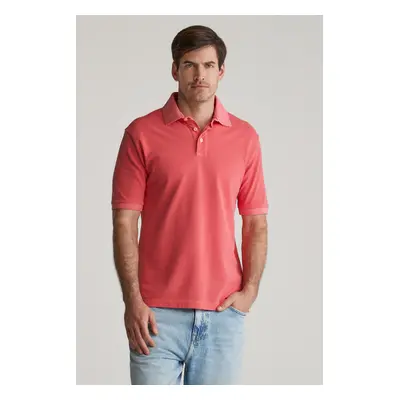 POLOKOŠILE GANT SUNFADED SS POLO WATERMELON RED