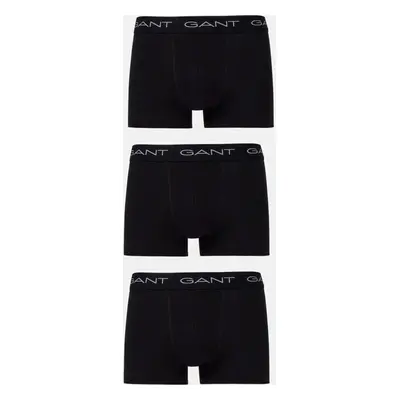 SPODNÍ PRÁDLO GANT TRUNK 3-PACK BLACK