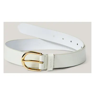 OPASEK GANT LEATHER BELT CREAM