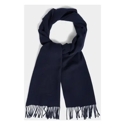 ŠÁLA GANT UNISEX. WOOL SCARF EVENING BLUE