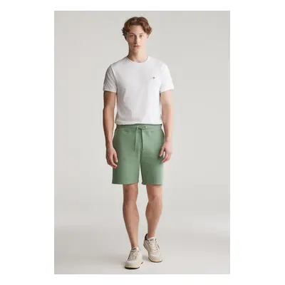 TEPLÁKOVÉ ŠORTKY GANT REG SHIELD SWEAT SHORTS DEEP GREEN