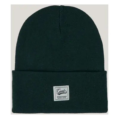 ČEPICE GANT DOUBLE LAYERED BEANIE TARTAN GREEN