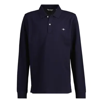 POLOKOŠILE GANT SHIELD LS PIQUE RUGGER EVENING BLUE