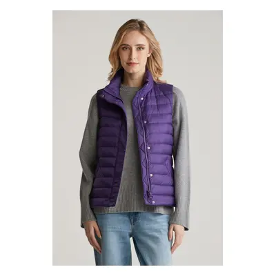 VESTA GANT LIGHT DOWN VEST PANSY PURPLE