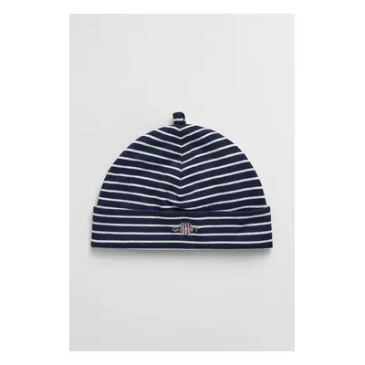 ČEPICE GANT STRIPED SHIELD BEANIE MARINE