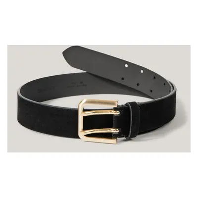 OPASEK GANT DOUBLE ROW SUEDE BELT BLACK