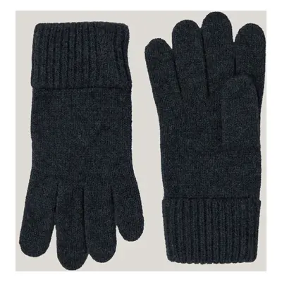 RUKAVICE GANT WOOL KNITTED GLOVES CHARCOAL MELANGE