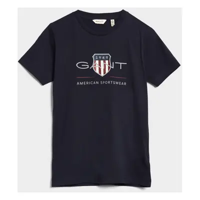 TRIČKO GANT ARCHIVE SHIELD SS T-SHIRT GREECE BLUE