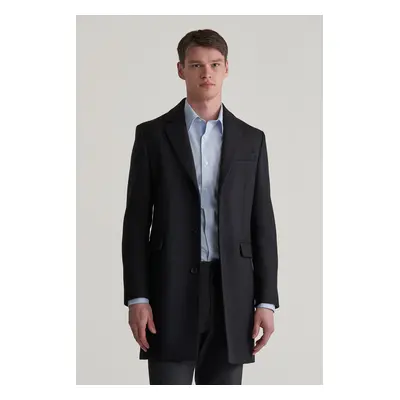 KABÁT GANT CLASSIC WOOL COAT EBONY BLACK