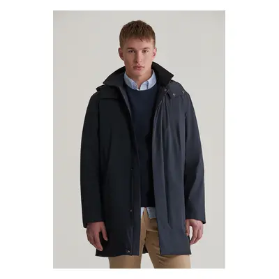 KABÁT GANT PADDED CAR COAT BLACK