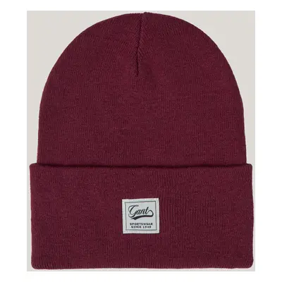 ČEPICE GANT DOUBLE LAYERED BEANIE WINE RED