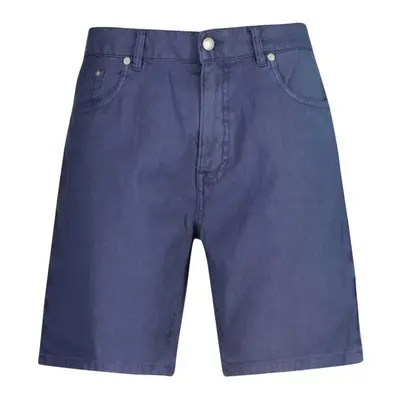 ŠORTKY GANT REG COT/LINEN JEANS SHORTS EVENING BLUE