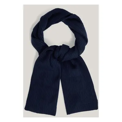 ŠÁLA GANT FINE KNIT WOOL SCARF EVENING BLUE