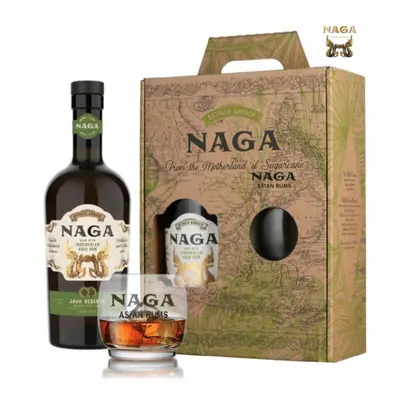 Naga Java Reserve 40% 0,7l + sklenička (dárkové balení sklenice)