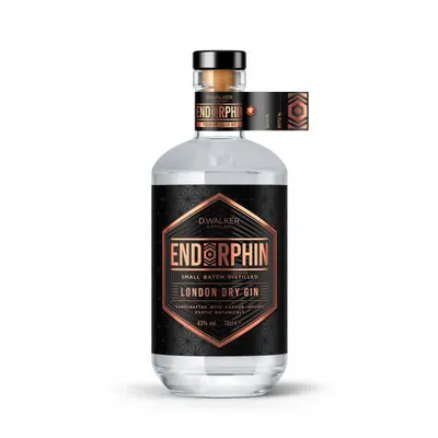 Endorphin London Dry Gin 43% 0,5l (holá lahev)