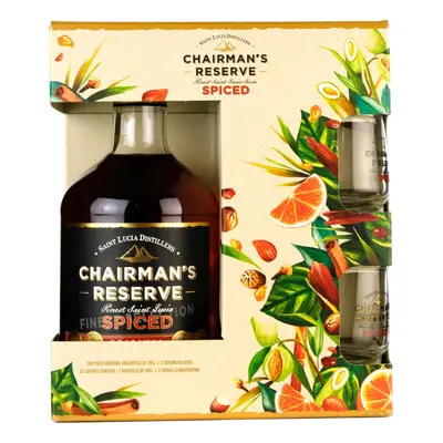 Chairmans Reserve Spiced 40% 0,7l (dárkové balení 2 sklenice)