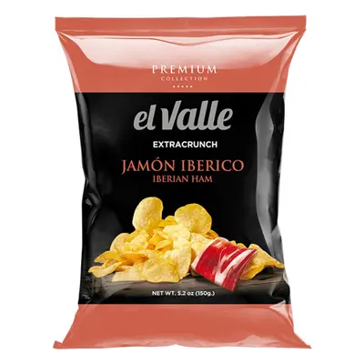 El Valle Premium brambůrky s příchutí Jamón Iberico 150g