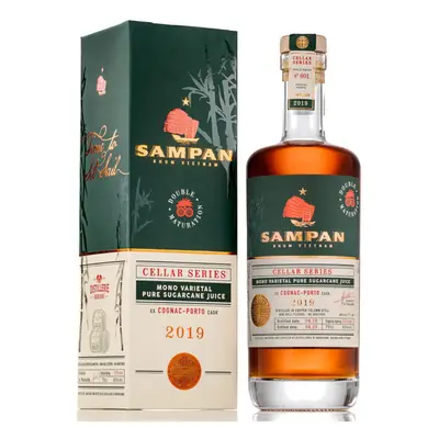 Sampan Cellar Series 2019 Cognac-Porto Cask 45% 0,7l (dárková krabice)