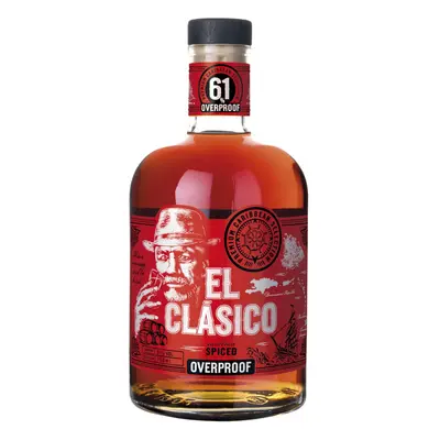 El Clásico Overproof Spiced 61% 0,7l (holá lahev)