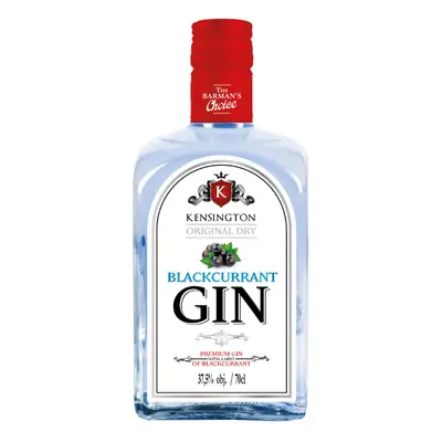 Kensington Original Dry Blackcurrant Gin 37,5% 0,7l (holá lahev)