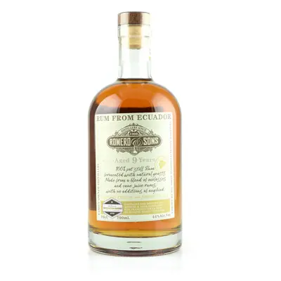 Romero & Sons 9YO 44% 0,7l (holá lahev)