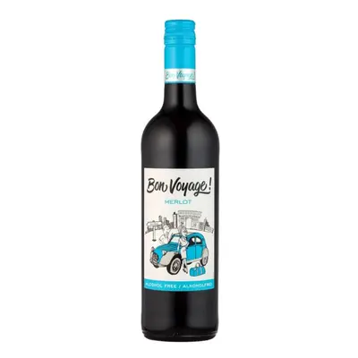 Bon Voyage Merlot Nealkoholické 0,75l (holá lahev)