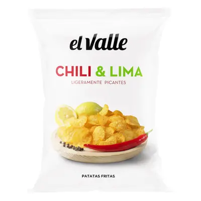 El Valle chipsy s příchutí Chilli a limeta 130g