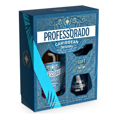 Professore Rum 38% 0,5l (dárkové balení 2 sklenice)