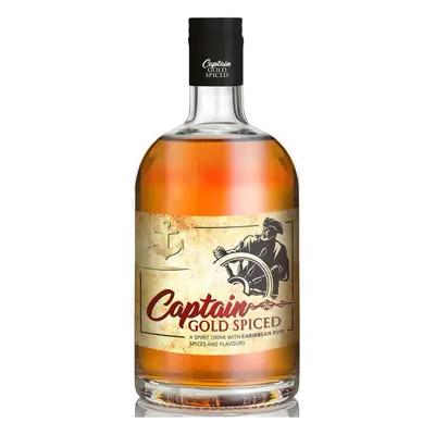 Captain Gold Spiced 35% 0,7l (holá lahev)